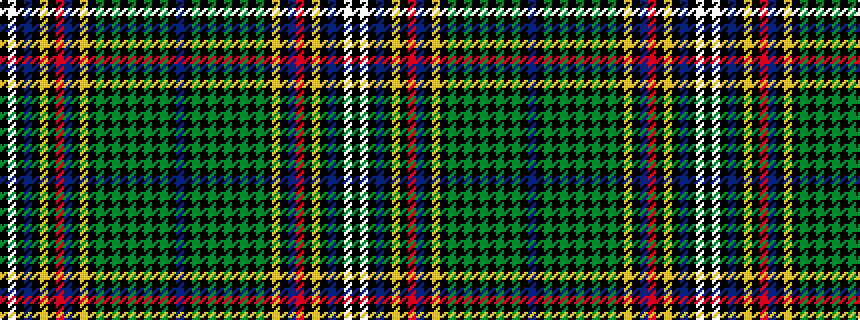 idealised woven sample of pattern BKGKGKGKGKGKYKBRKYKBKWK