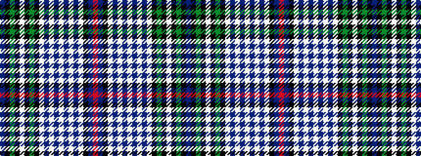 idealised woven sample of pattern BKGKWKGKWBWBWBWBWKBR