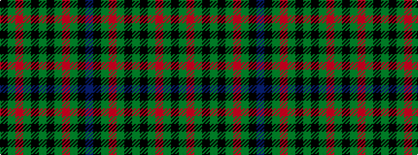 idealised woven sample of pattern BKGRGKGKGRGK