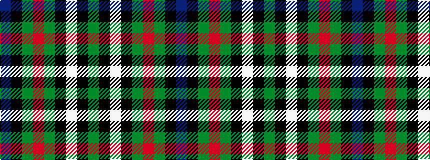 idealised woven sample of pattern BKGRGKWKG
