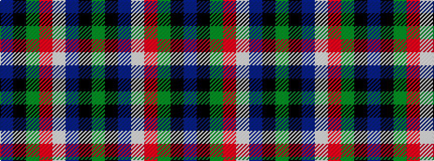 idealised woven sample of pattern BKGRWBKG