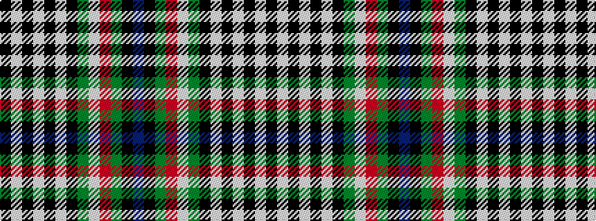 idealised woven sample of pattern BKGRWGKWKWKWK