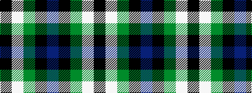 idealised woven sample of pattern BKGWK