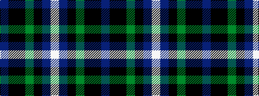 idealised woven sample of pattern BKKGKBW