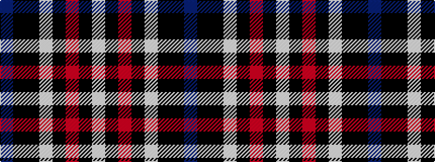 idealised woven sample of pattern BKKWKRKW