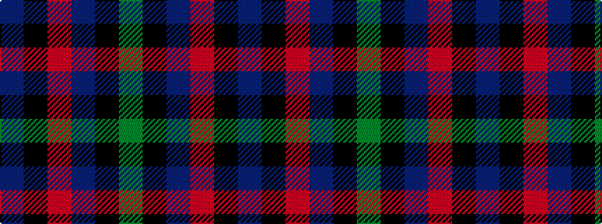 idealised woven sample of pattern BKRBKG