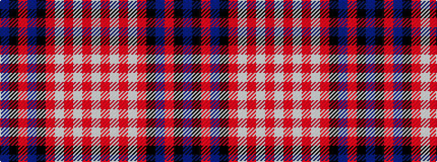 idealised woven sample of pattern BKRBKRWRWRW