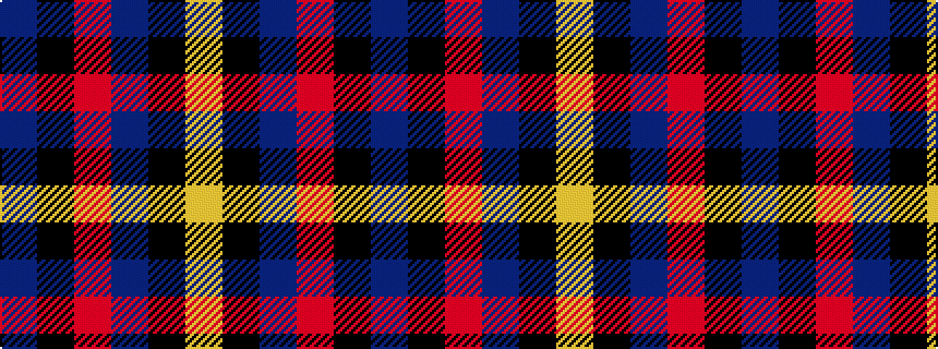 idealised woven sample of pattern BKRBKY