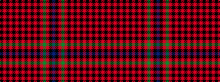 idealised woven sample of pattern BKRGRKRKRKRKRKRKRK