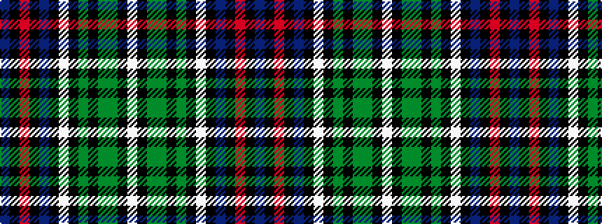 idealised woven sample of pattern BKRKBKWKGKGGKW