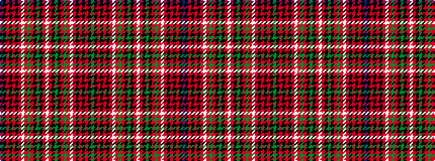 idealised woven sample of pattern BKRKRKRWRGRKGKRWRKGKRGRWRKRKRKG