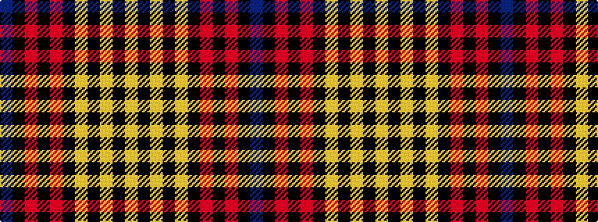 idealised woven sample of pattern BKRKRKYKYKY