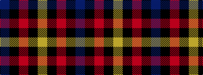 idealised woven sample of pattern BKRKY