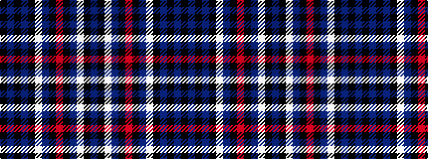 idealised woven sample of pattern BKWBKRKBWKBKBK