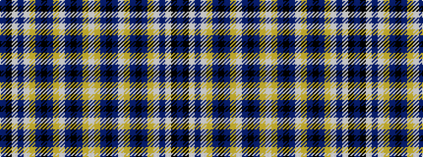 idealised woven sample of pattern BKWBWYBKBYWBKBYW