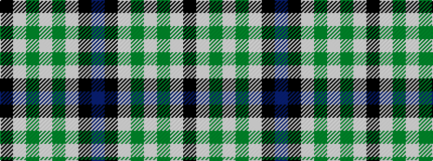 idealised woven sample of pattern BKWGWGWK