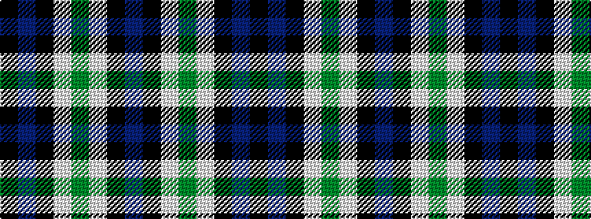 idealised woven sample of pattern BKWGWKBK