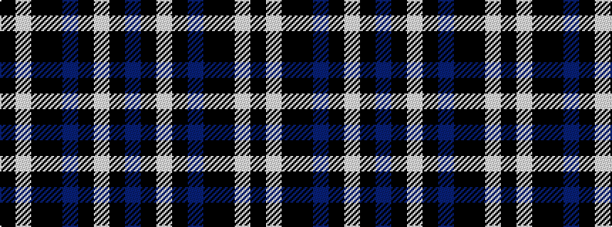 idealised woven sample of pattern BKWKBKKWK