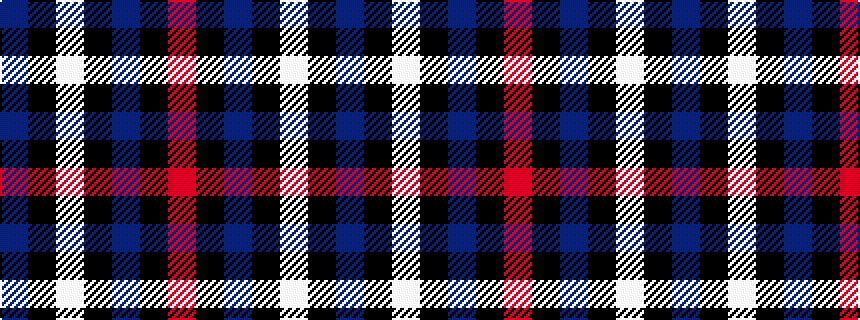 idealised woven sample of pattern BKWKBKR