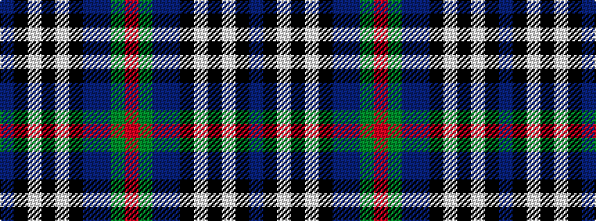 idealised woven sample of pattern BKWKWKBBGR
