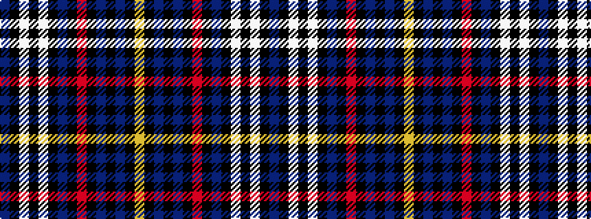 idealised woven sample of pattern BKWKWKBKRKBKBKY