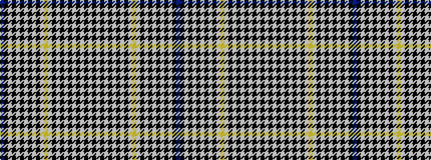idealised woven sample of pattern BKWKWKWKWKWYWKWKWKWKWKW