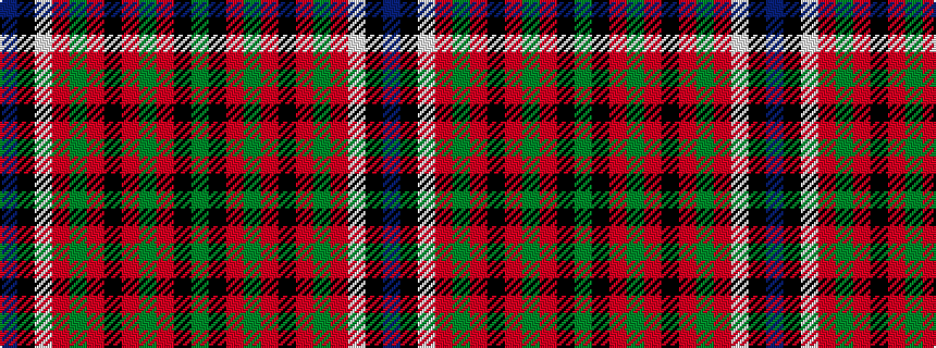 idealised woven sample of pattern BKWRGRKRGRKG