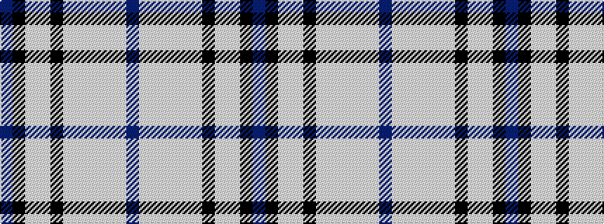 idealised woven sample of pattern BKWWKWWWWWB