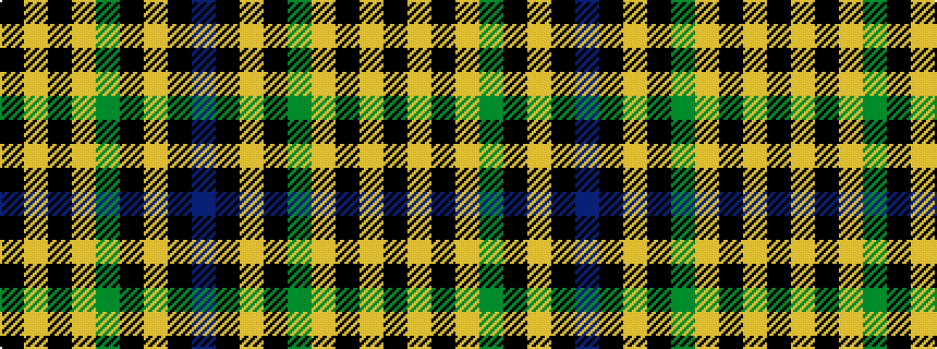 idealised woven sample of pattern BKYKGYKYK