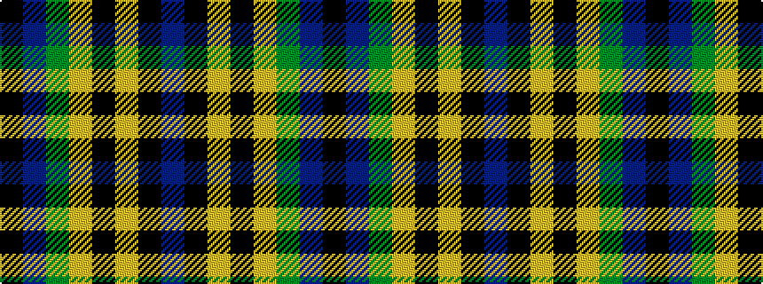 idealised woven sample of pattern BKYKYGBK
