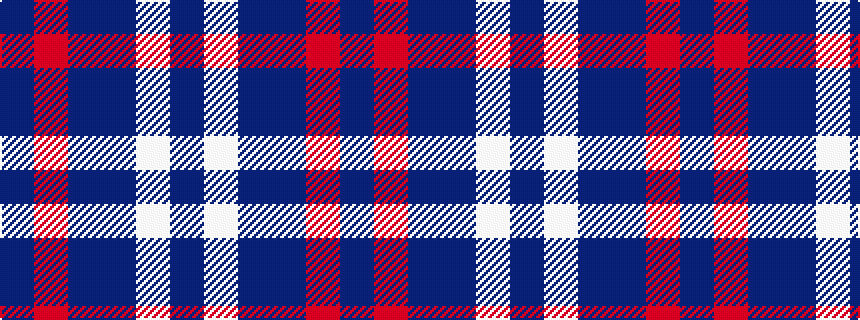 idealised woven sample of pattern BRBBWB
