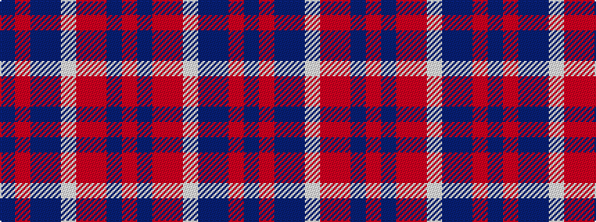 idealised woven sample of pattern BRBBWRRBR