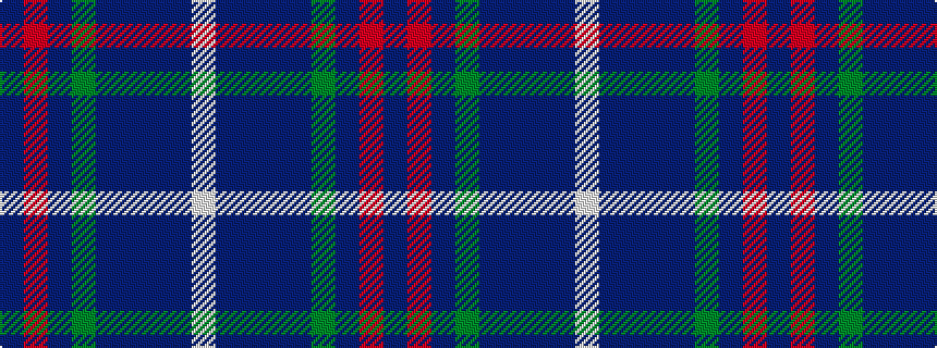 idealised woven sample of pattern BRBGBBBBW