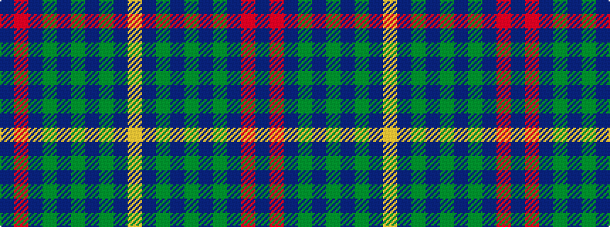 idealised woven sample of pattern BRBGBGBGBY