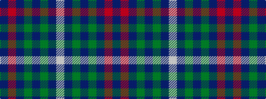 idealised woven sample of pattern BRBGBGBW