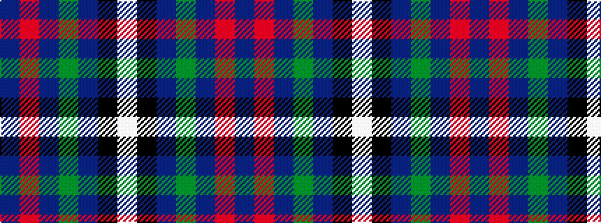 idealised woven sample of pattern BRBGBKW