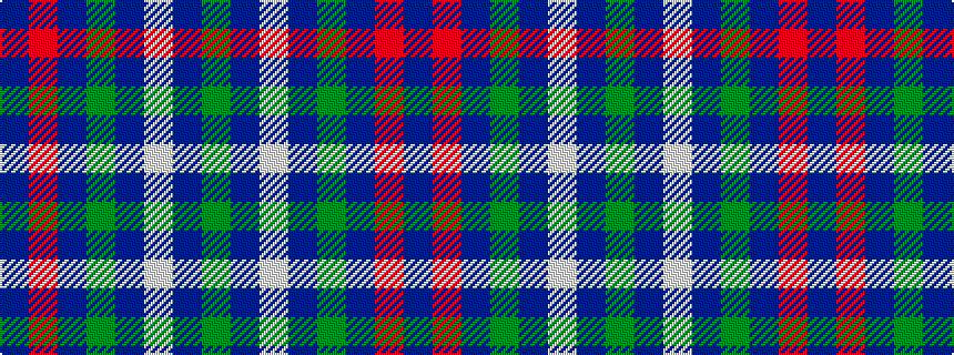 idealised woven sample of pattern BRBGBWBG