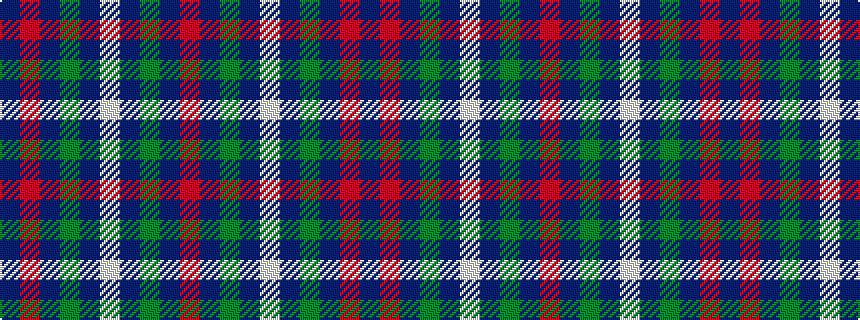 idealised woven sample of pattern BRBGBWBGBR