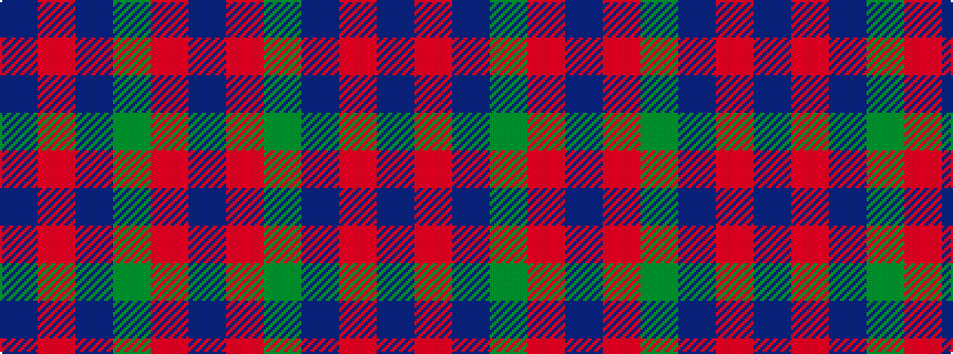 idealised woven sample of pattern BRBGRB