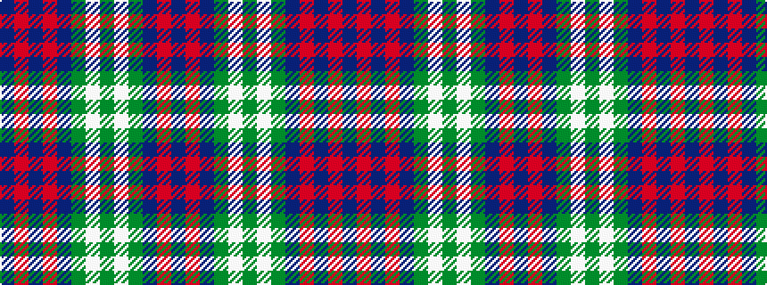 idealised woven sample of pattern BRBGWGWGBRBRB