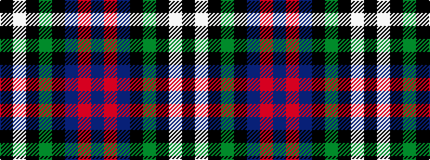 idealised woven sample of pattern BRBKGKWK