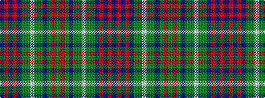 idealised woven sample of pattern BRBRBGGWGGBGRG