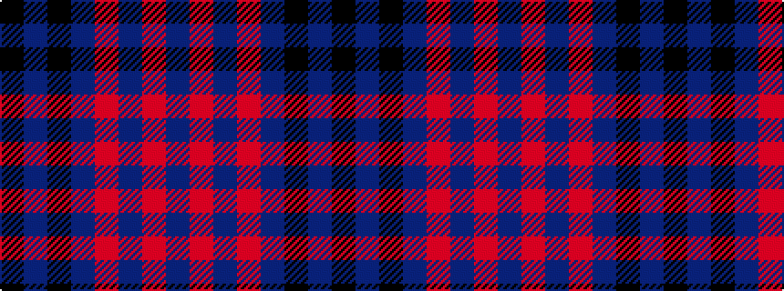 idealised woven sample of pattern BRBRBKBK
