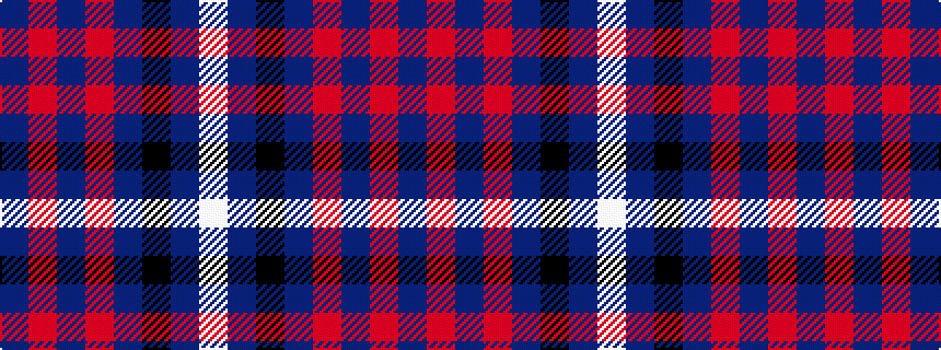 idealised woven sample of pattern BRBRBKBW