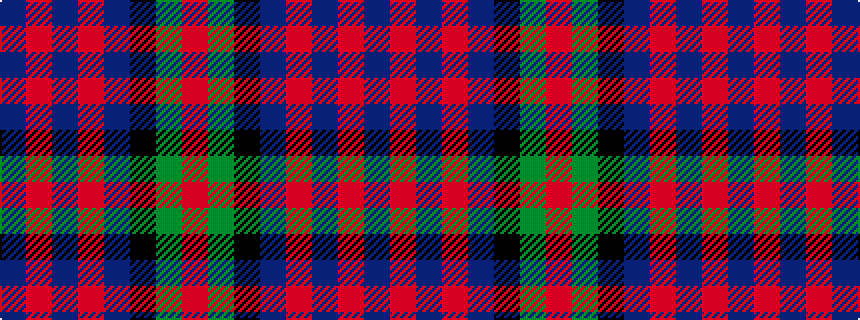 idealised woven sample of pattern BRBRBKGR