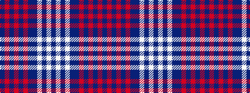 idealised woven sample of pattern BRBRBRBBWBWB