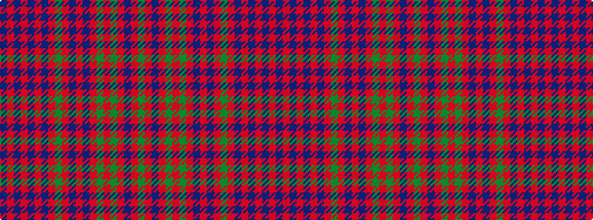 idealised woven sample of pattern BRBRBRBRGRBRBRGRGRBRG