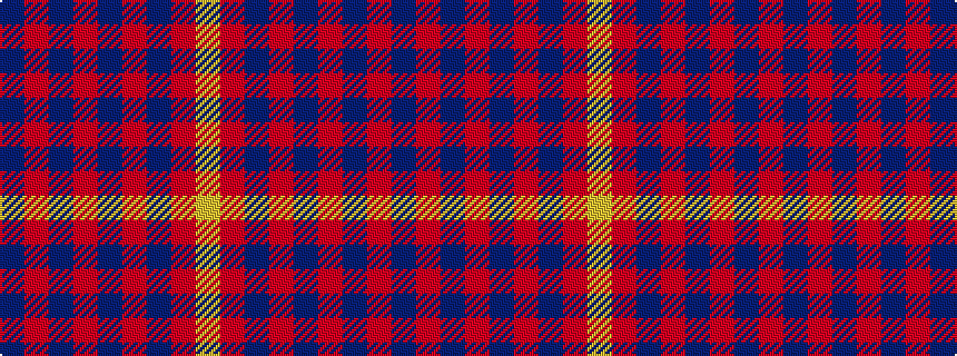 idealised woven sample of pattern BRBRBRBRY