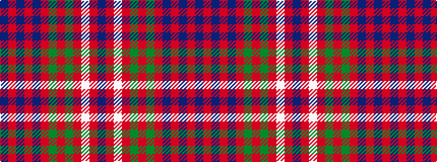 idealised woven sample of pattern BRBRBRGRGRWRB