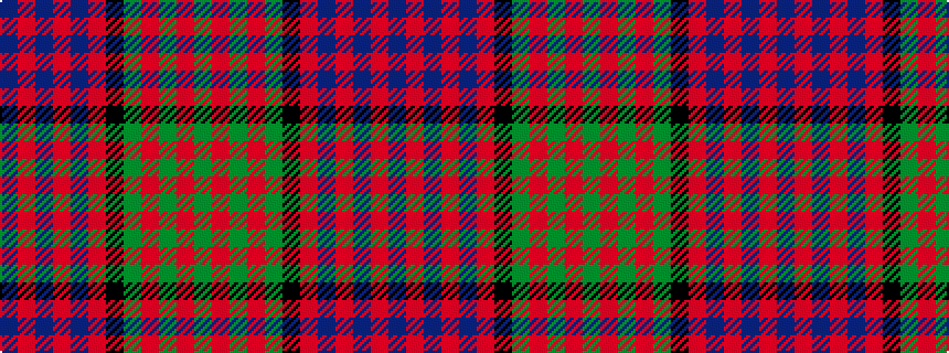 idealised woven sample of pattern BRBRBRKGRGRG